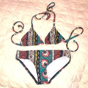 Billabong Kids Bikini-Hippy Bohemian Print-Size 5